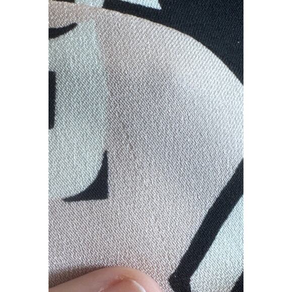 Diane von Furstenberg DVF Posey Asymmetrical Silk Drop Yoke Skirt Ruffle READ - Picture 11 of 11